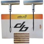 تصویر کیت پنچرگیری لاستیک تیوپلس خودرو درفش ۵ عدد وصله 