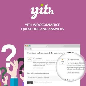 تصویر افزونه ایجاد سیستم پرسش و پاسخ ووکامرس | YITH WooCommerce Questions and Answers 