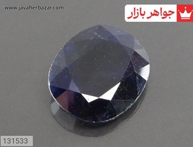 تصویر نگین یاقوت آفریقایی کبود خوش تراش کد 131533 