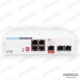 تصویر سوییچ شبکه 7 پورت کی دی تی KP-0403H2FT Network switch KDT KP-KP-0403H2FT