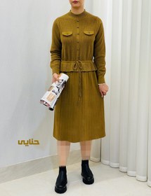 تصویر پیراهن بافت کپ شیک زنانه 