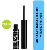 تصویر خط چشم اورجینال برند NYX Professional Makeup مدل Eyeliner - Epic Wear Metallic Liquid Liner کد EPCWEARLQDLNR 