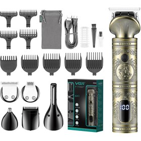 تصویر ماشین اصلاح وی جی آر مدل V-106 با تکنولوژی برش مستقیم و استیل ضد زنگ 
