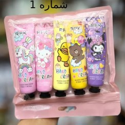 تصویر پک کرم مرطوب کننده دست فانتزی پنج عددی 