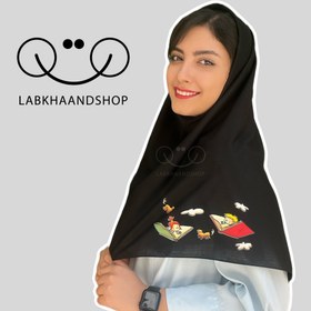 تصویر مقنعه چاپی ۵۳ 