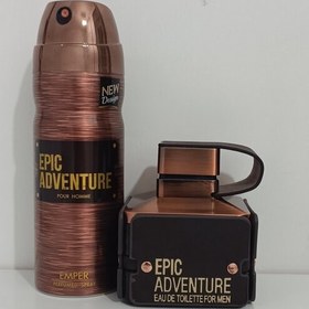 تصویر ست عطر و اسپری مردانه امپر اپیک ادونچر ادوتویلت اورجینال Emper Epic Adventure Gift Set EDT For Men