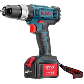 تصویر دریل پیچ گوشتی چکشی شارژی رونیکس مدل 8618 Ronix 8618 Cordless Hammer Drill Screwdriver