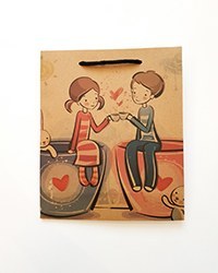 تصویر پاکت هدیه طرح رمانتیک آمیتیس پاکت هدیه