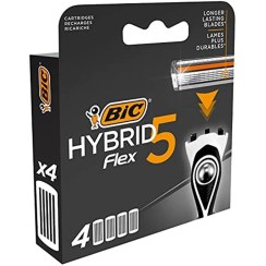 تصویر تیغ یدکی اصلاح مردانه بیک 4 عددی مدل Flex 5 Hybrid 