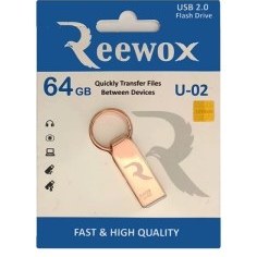 تصویر فلش 64 گیگ ریووکس مدل U02 Reewox U02 USB Flash Drive 64GB, USB 2.0