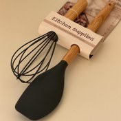 تصویر ست لیسک و همزن سیلیکونی 