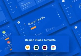 تصویر قالب استودیو طراحی | Design Studio Template 