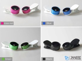 تصویر لنز فیش آی و واید و ماکرو گوشی موبایل لی کیو آی Lieqi F-516 Wide Angle & Macro & Fisheye Lens 