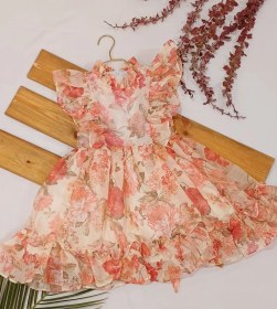 تصویر پیراهن دخترانه مجلسی 