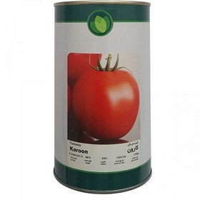تصویر بذر گوجه فرنگی کارون فلات قوطی 500 گرمی 