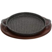 تصویر تابه گریل چدنی نالینو مدل پادلا Padela (سایز 26) Nalino Cast-Iron Grill Pan Size 24 Teyam