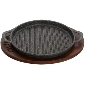 تصویر تابه گریل چدنی نالینو مدل پادلا Padela (سایز 26) Nalino Cast-Iron Grill Pan Size 24 Teyam