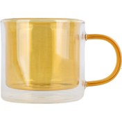 تصویر ماگ پیرکس دوجداره رنگی کد 4815 colorful Double-walled pyrex mug