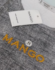 تصویر تیشرت نخی زنانه منگو طرح دار T-shirt Mango