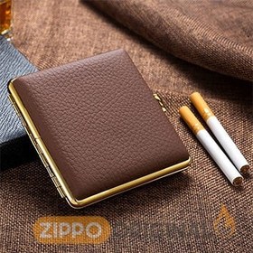 تصویر کیف سیگار چرمی پهن Guipai 