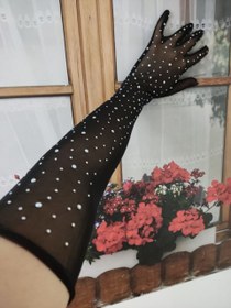 تصویر دستکش عروس کد ۲۰۵۱ 