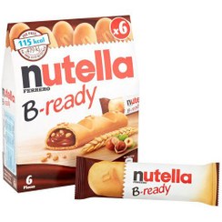 تصویر بیسکوییت شکلاتی بی ردی نوتلا ( 22 گرم) bready Nutella bready