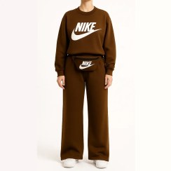 تصویر ست سه تیکه نایک زنانه قهوه ای 