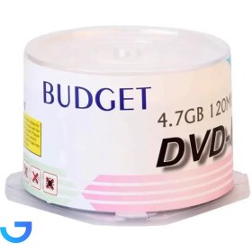 تصویر دی وی دی خام باجت مدل Budget DVD-R Budget DVD-R Pack of 50