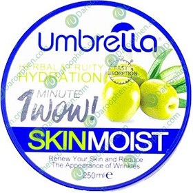 تصویر آمبرلا کرم ژل مرطوب کننده با عصاره زیتون کاسه ای Umbrella Skin Moist Olive Gel Cream 250ml