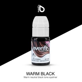 تصویر رنگ اونفلو 15 میل وارم بلک | evenflo 15 ml warm black 