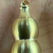 تصویر کدو قلیانی کوچک برنجی 