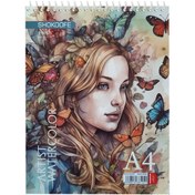 تصویر دفتر آبرنگ ۱۰ برگ سایز A4 