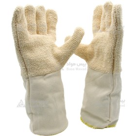 تصویر دستکش نسوز نیمه حوله ای ساق برزنتی 