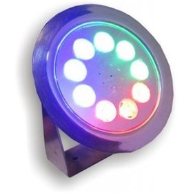 تصویر چراغ LED استخری 6 وات ضد آب روکار (IP68) تک رنگ 