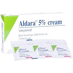 تصویر كرم آلدارا 5 درصد ایمیكیمود 250 میلی گرم 12 عدد Aldara Imiquimod 5% Cream 12 Sachets