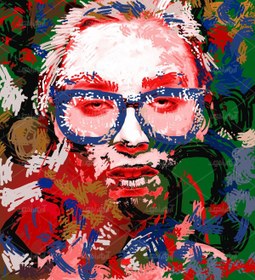 تصویر عکس با کیفیت چهره خانم با عینک آفتابی 