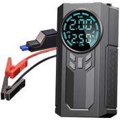 تصویر کمپرسور هوا شارژی و جامپ استارتر سویتو مدل ST-9637D Suito Rechargeable Air Compressor and Jump Starter Model ST-9637D