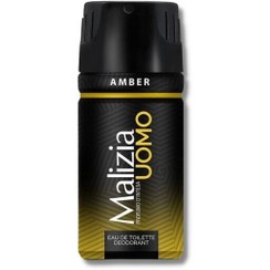 تصویر اسپری بدن مالزیا مردانه اسکای آمبر اومو 150 میل ا Malizia Amber Uomo Spray For Men 150ml 