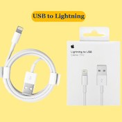 تصویر کابل اصلی آیفون USB to Lightning 