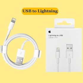 تصویر کابل اصلی آیفون USB to Lightning 