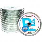 تصویر نخ ماهیگیری ابریشم جاسترون JUSTRON PX4 سایز 0.30 متراژ 100 JUSTRON PX4 BRAIDED 0.30
