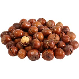 تصویر فندق با پوست 