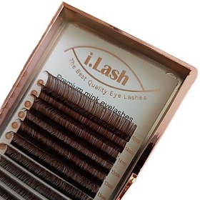 تصویر مژه رنگی i.Lash (قهوه ای روشن) 