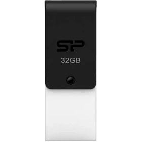 تصویر فلش اوتیجی سیلیکون پاور مدل ایکس 21 با ظرفیت 8 گیگابایت ا Mobile X21 USB OTG Flash Drive 8GB Mobile X21 USB OTG Flash Drive 8GB