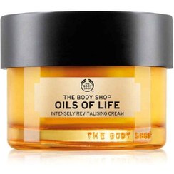 تصویر کرم مرطوب کننده و جوانساز بادی شاپ The body Shop اصل مدل اویل آف لایف oil of life 