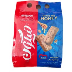 تصویر فرآورده کنجد عسلی با مغز میگون 250 گرم 