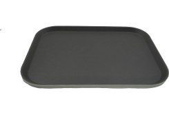 تصویر سینی استپ دار مستطیل 40*30 سانت فایبرگلاس قهوه ای کد 066 (یک عددی) 