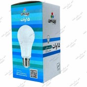 تصویر لامپ ال ای دی ایران زمین ۱۵ وات حبابی مهتابی 
