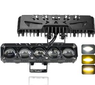 تصویر نورافکن خودرو ۵ لنزه مدل M15 فلاشردار 