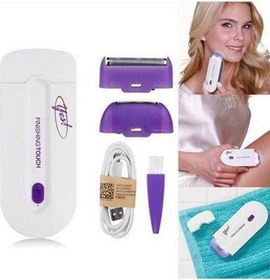 تصویر اپیلاتور لیزری فینیشینگ تاچ سفید/بنفش برند yes! Laser Hair Removal Finishing Touch Epilator White/Purple